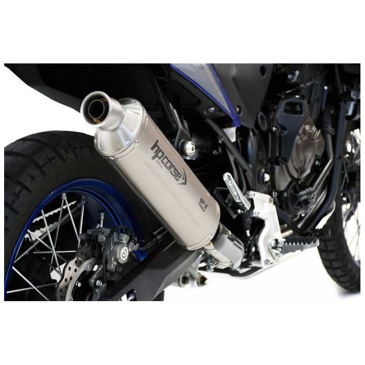 Silencieux bas titane SP2 HP CORSE - Normes Euro4 et Euro5 - YAMAHA 700 TENERE 2025-