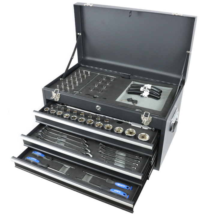 Boîte à outils complète spéciale moto MCT - 83 pièces