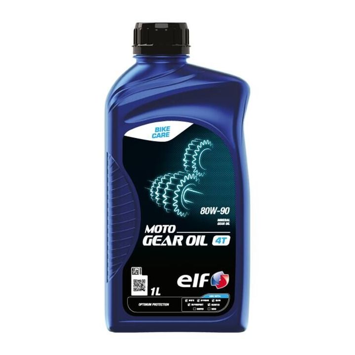 ELF - Huile boîte de vitesses 80W90 MOTO GEAR OIL - 1 litre