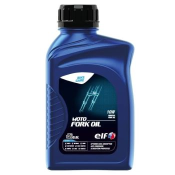 ELF - Huile de fourche 10W MOTO FORK OIL ADV - 0,5 litre