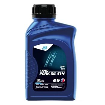 ELF - Huile de fourche 10W MOTO FORK OIL SYN 10W - 0,5 litre