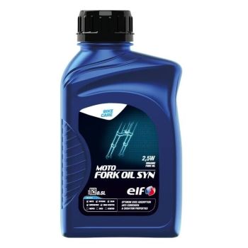 ELF - Huile de fourche 2,5W MOTO FORK OIL SYN - 0,5 litre