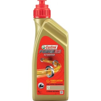 CASTROL - Huile moteur 2T Power RS Scooter - 1 Litre