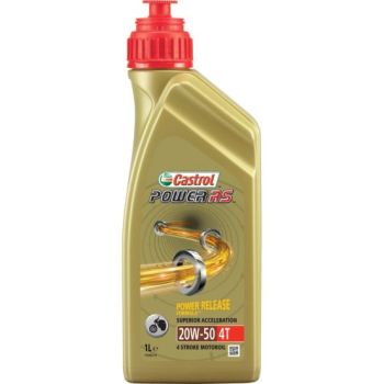 CASTROL - Huile moteur 4T Power RS 20W50 - 1 Litre