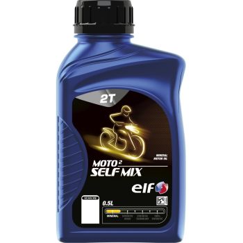 ELF - Huile moteur minérale 2T MOTO 2 SELF MIX ADV - 0,5 litre