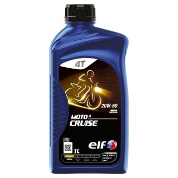 ELF - Huile moteur minérale 4T 20W50 MOTO 4 CRUISE ADV - 1 litre