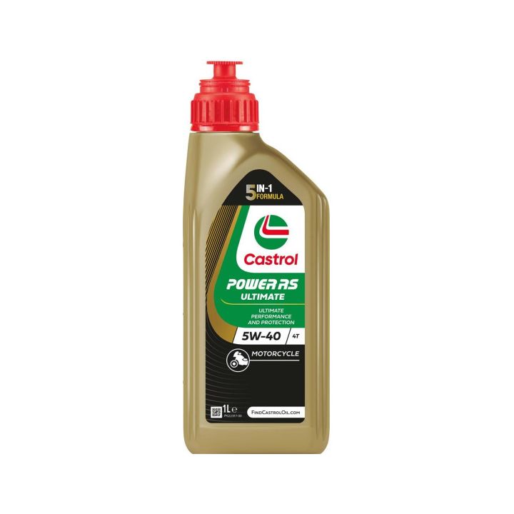 CASTROL - Huile moteur 4T Power RS Ultimate 5W40 - 1 Litre