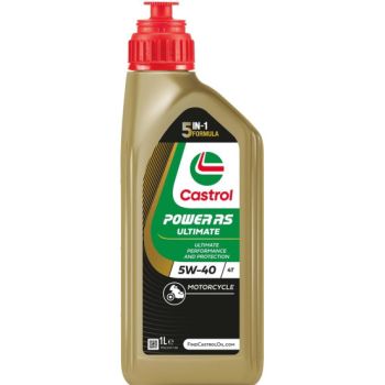 CASTROL - Huile moteur 4T Power RS Ultimate 5W40 - 1 Litre