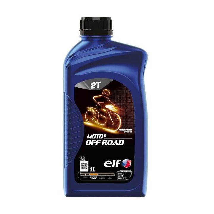 ELF - Huile moteur synthétique 2T MOTO 2 OFF ROAD - 1 litre