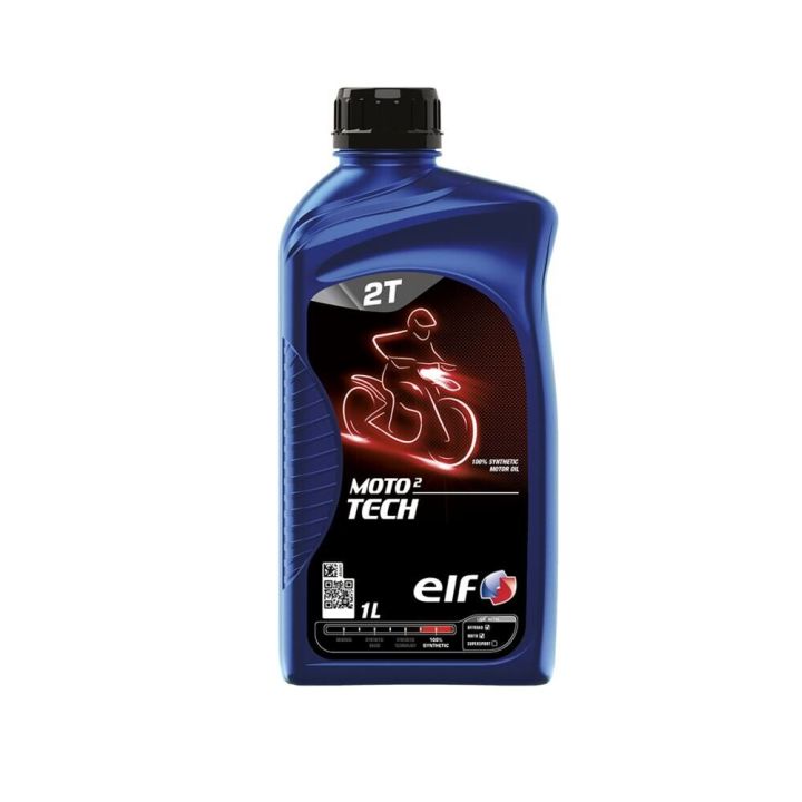 ELF - Huile moteur synthétique 2T MOTO 2 TECH - 1 litre