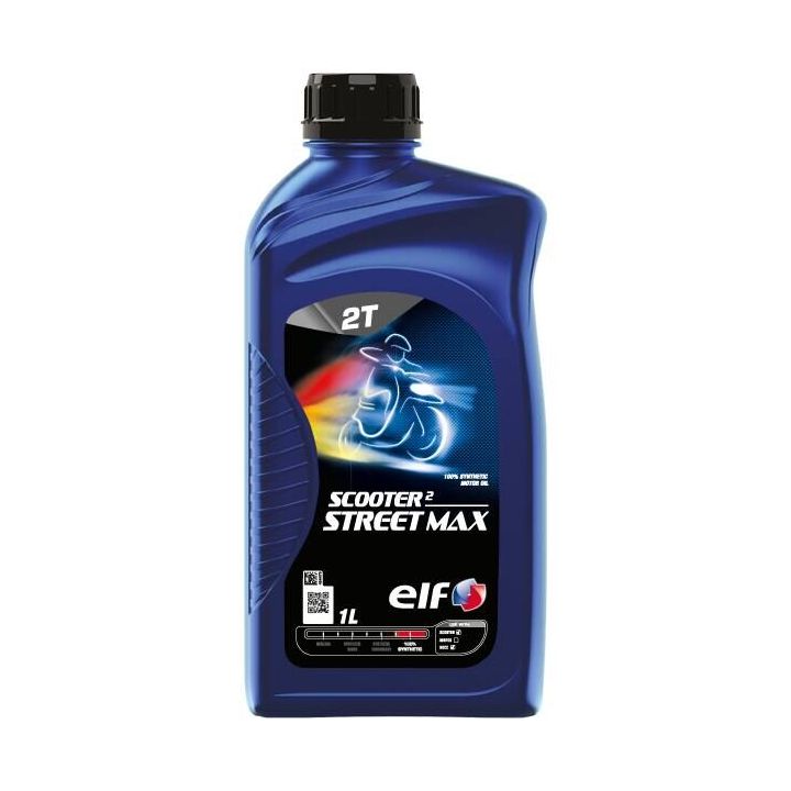ELF - Huile moteur synthétique 2T SCOOTER 2 STREET MAX - 1 litre