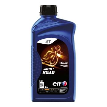 ELF - Huile moteur synthétique 4T 10W40 MOTO 4 ROAD - 1 litre ELF - Huile moteur synthétique 4T 10W40 MOTO 4 ROAD - 1 litre