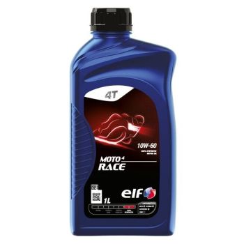 ELF - Huile moteur synthétique 4T 10W60 MOTO 4 RACE - 1 litre