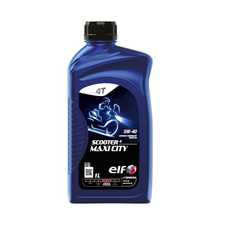 ELF - Huile moteur synthétique 4T 5W40 SCOOTER 4 MAXI CITY - 1 litre