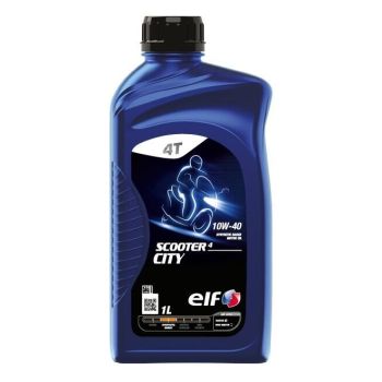 ELF - Huile moteur synthétique 4T SCOOTER 4 CITY 10W40 - 1 litre