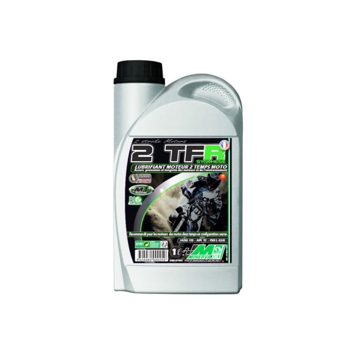 MINERVA - Huile moteur 2T FR Bio - 1 litre