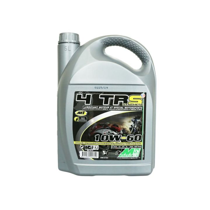 MINERVA - Huile moteur 4T TRS 10W60 - 5 litres