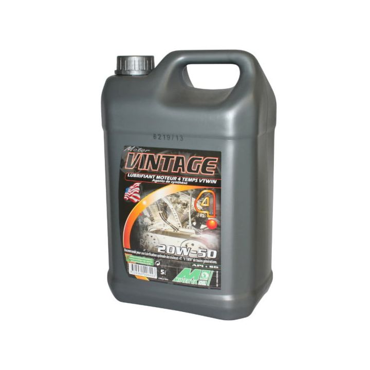MINERVA - Huile moteur Vintage 20W50 - 5 litres