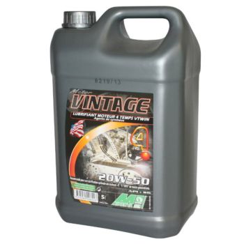 MINERVA - Huile moteur Vintage 20W50 - 5 litres