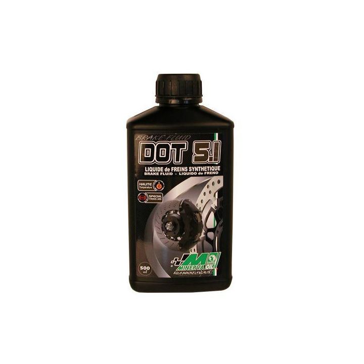MINERVA - Liquide de frein DOT 5.1 - 500 ml