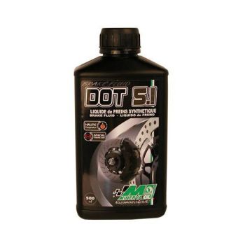 MINERVA - Liquide de frein DOT 5.1 - 500 ml