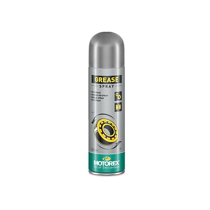 MOTOREX - Spray graisse multi usages GREASE - 500ml
