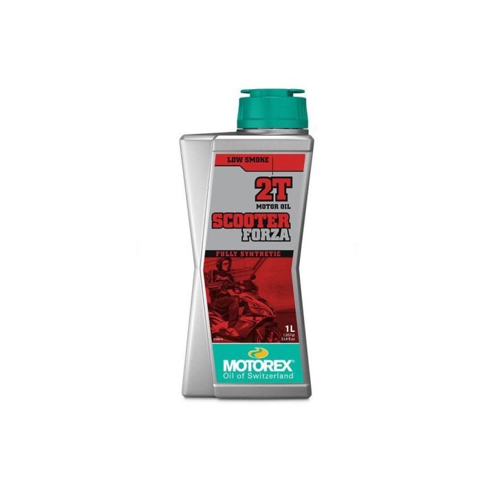 MOTOREX - Huile moteur 2T SCOOTER FORZA 100% synthèse - 1L