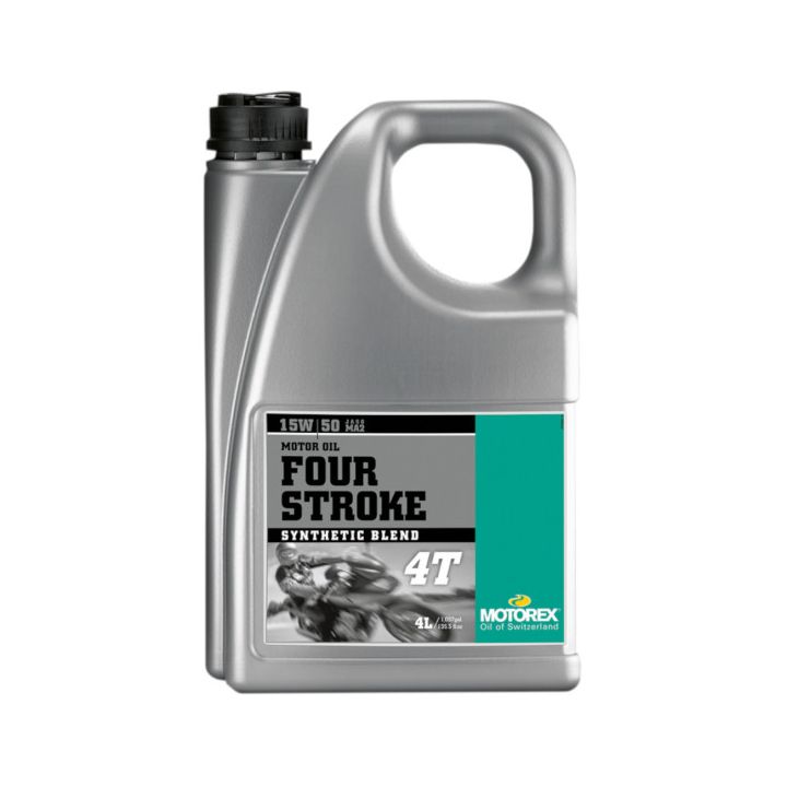 MOTOREX - Huile moteur 4T 4 STROKE 15W50 semi-synthèse - 4L