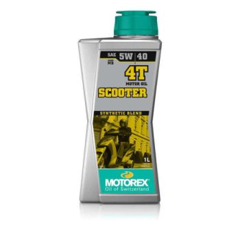 MOTOREX - Huile moteur 4T SCOOTER 5W40 100% synthèse - 1L