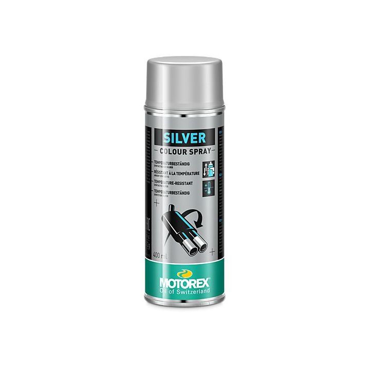 MOTOREX - Spray peinture argent Silver Colour - 500 ml