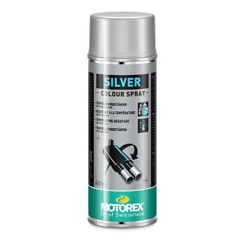 MOTOREX - Spray peinture argent Silver Colour - 500 ml