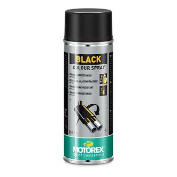MOTOREX - Spray peinture noir BLACK SPRAY - 500ml