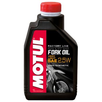 MOTUL - Huile de fourche FORK OIL FACTORY LINE VERY LIGHT 2.5W - 1L MOTUL - Huile de fourche FORK OIL FACTORY LINE VERY LIGHT 2.5W - 1L