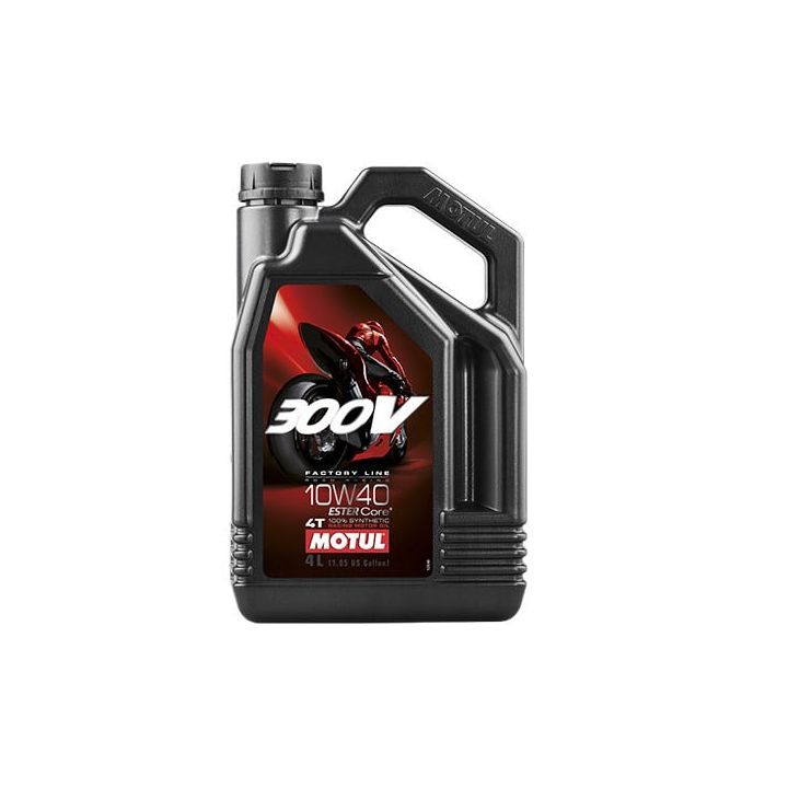 MOTUL - Huile moteur 300V 10w40 Factory Line ROAD Racing 4T - 4L