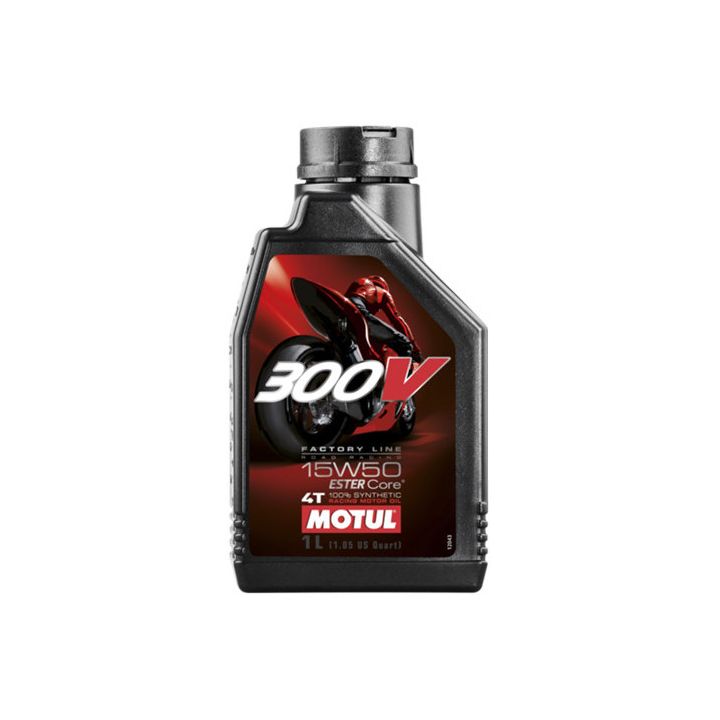 MOTUL - Huile moteur 300V 15w50 Factory Line ROAD Racing 4T - 1L