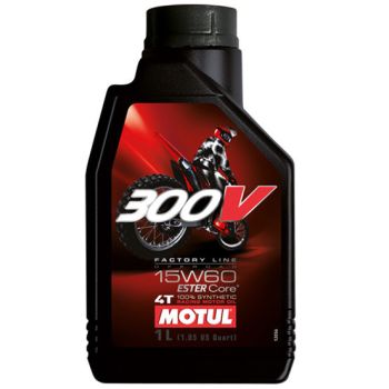 MOTUL - Huile moteur 300V 15w60 Factory Line 4T - 1L MOTUL - Huile moteur 300V 15w60 Factory Line 4T - 1L