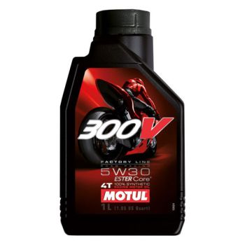 MOTUL - Huile moteur 300V 5w30 Factory Line ROAD Racing 4T - 1L MOTUL - Huile moteur 300V 5w30 Factory Line ROAD Racing 4T - 1L