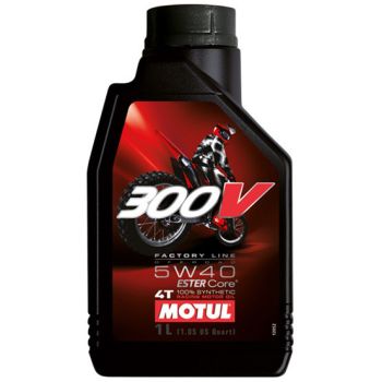 MOTUL - Huile moteur 300V 5w40 Factory Line OFF ROAD 4T - 1L MOTUL - Huile moteur 300V 5w40 Factory Line OFF ROAD 4T - 1L