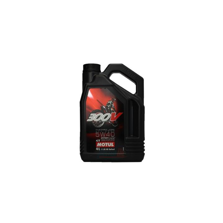 MOTUL - Huile moteur 300V 5w40 Factory Line OFF ROAD 4T - 4L