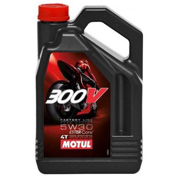 MOTUL - Huile moteur 300V 5w40 Factory Line ROAD Racing 4T - 4L MOTUL - Huile moteur 300V 5w40 Factory Line ROAD Racing 4T - 4L