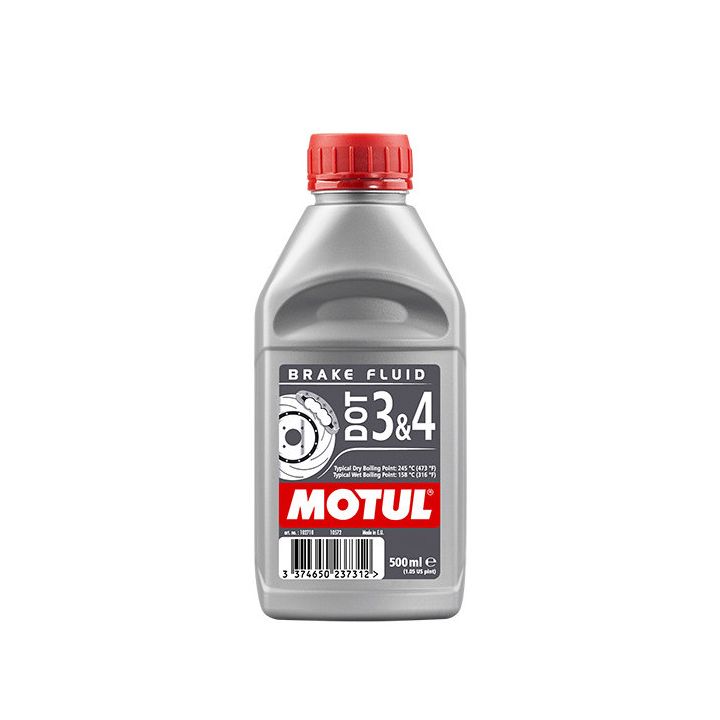 MOTUL - Liquide de frein embrayage hydraulique DOT 3 & 4 - 500ml