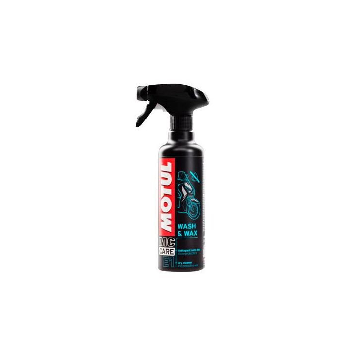 MOTUL - Nettoyant moto E1 WASH AND WAX - 400ml
