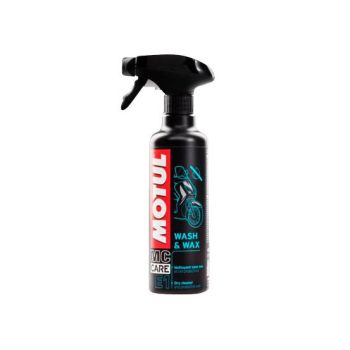 MOTUL - Nettoyant moto E1 WASH AND WAX - 400ml