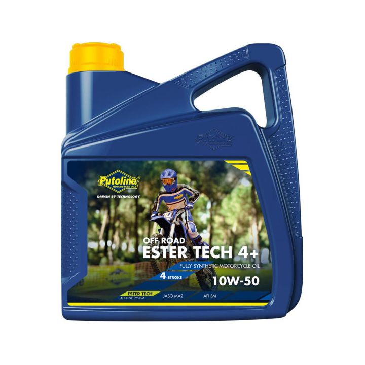 PUTOLINE - Huile moteur 4T ESTER TECH OFF ROAD 4+ 10W50 - 4L