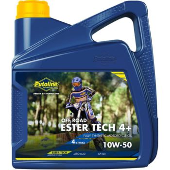 PUTOLINE - Huile moteur 4T ESTER TECH OFF ROAD 4+ 10W50 - 4L PUTOLINE - Huile moteur 4T ESTER TECH OFF ROAD 4+ 10W50 - 4L