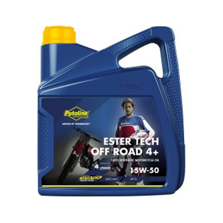 PUTOLINE - Huile moteur 4T ESTER TECH OFF ROAD 4+ 15W50 - 4L