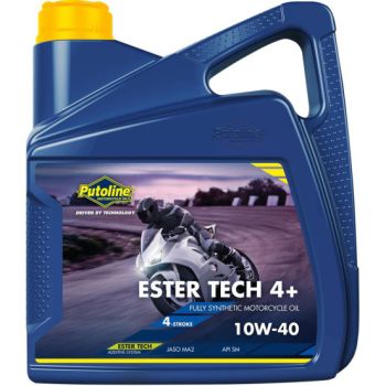 PUTOLINE - Huile moteur 4T ESTER TECH SYNTEC ROAD 4+ 10W40 - 4L