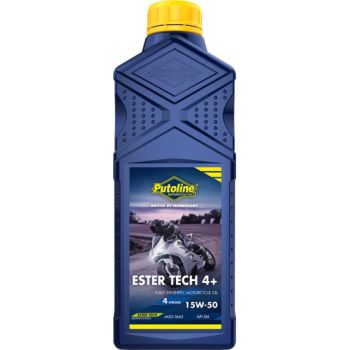 PUTOLINE - Huile moteur 4T ESTER TECH SYNTEC ROAD 4+ 15W50 - 1L
