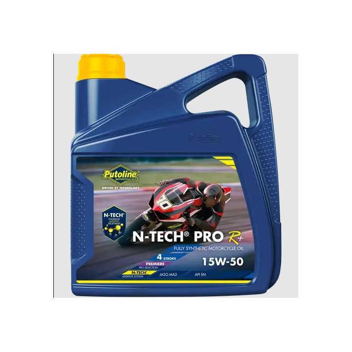 PUTOLINE - Huile moteur 4T NANO TECH SYNTEC ROAD 4+ 15W50 - 4L