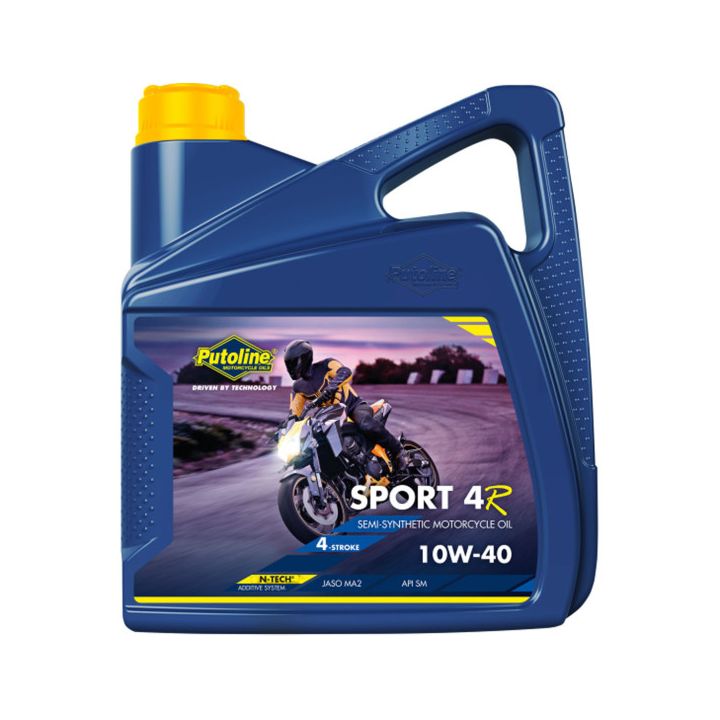 PUTOLINE - Huile moteur 4T SPORT 4R SEMI-SYNTHÈSE 10W40 - 4L